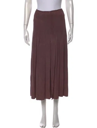 Pre-owned Bill Blass Vintage Midi Length Skirt In Purple