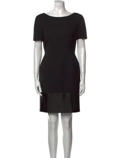 Pre-owned Bill Blass Vintage Mini Dress In Black