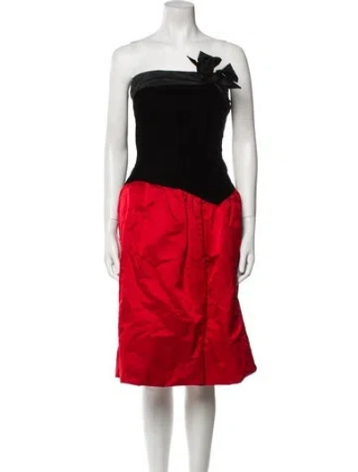 Pre-owned Bill Blass Vintage Mini Dress In Multi