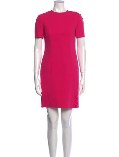 Pre-owned Bill Blass Vintage Mini Dress In Pink