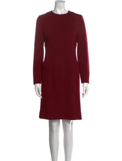 Pre-owned Bill Blass Vintage Mini Dress In Red