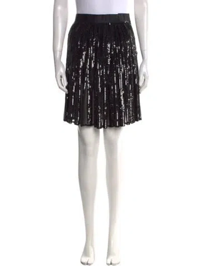 Pre-owned Bill Blass Vintage Mini Skirt In Black