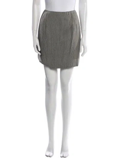 Pre-owned Bill Blass Vintage Mini Skirt In Multi