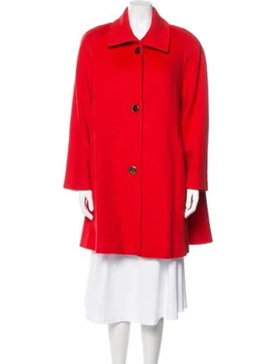 Pre-owned Bill Blass Vintage Signature Coat In Red