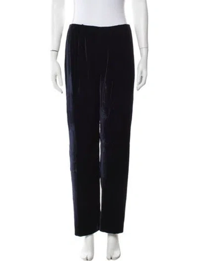 Pre-owned Bill Blass Vintage Straight Leg Pants In Blue