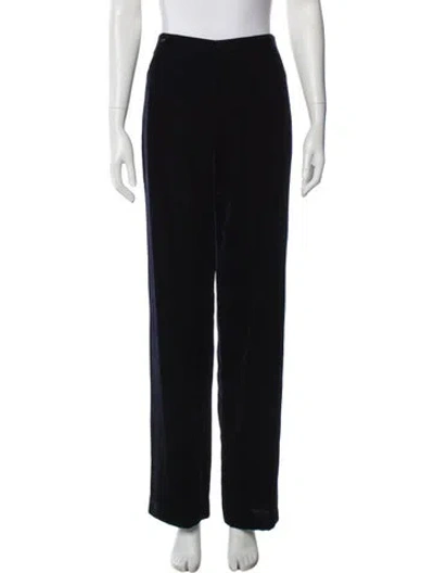 Pre-owned Bill Blass Vintage Wide Leg Pants In Blue
