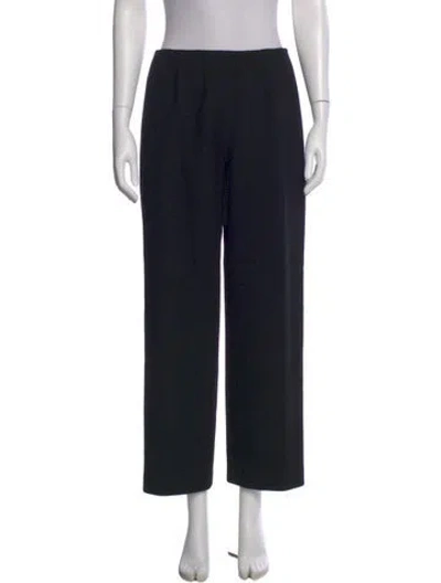 Pre-owned Bill Blass Wide Leg Pants In Black