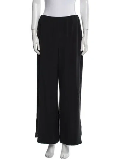 Pre-owned Bill Blass Wide Leg Pants In Blue