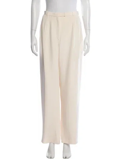 Pre-owned Bill Blass Wide Leg Pants In Neutrals
