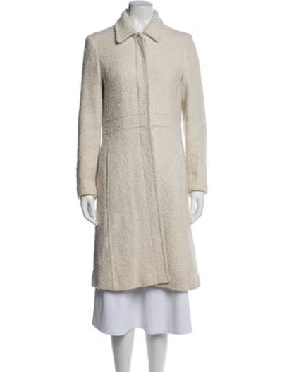 Pre-owned Bill Blass Wool Coat In Neutral