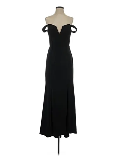 Pre-owned Bill Levkoff Cocktail Dress In Black