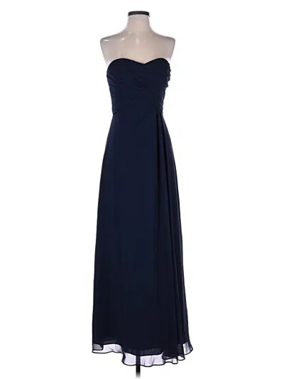 Pre-owned Bill Levkoff Cocktail Dress In Blue