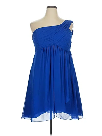 Pre-owned Bill Levkoff Cocktail Dress In Blue