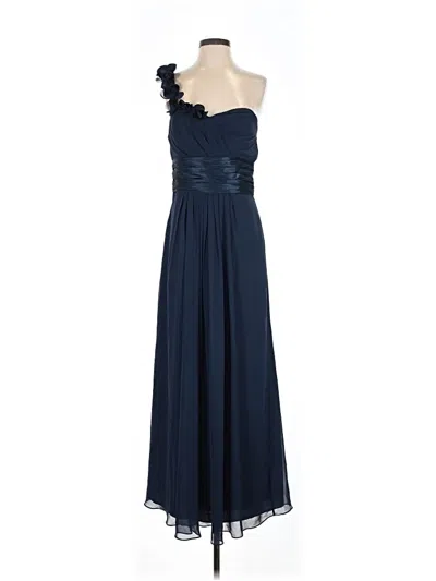 Pre-owned Bill Levkoff Cocktail Dress In Blue