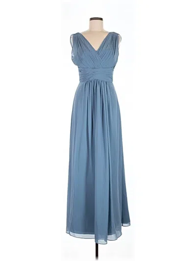 Pre-owned Bill Levkoff Cocktail Dress In Blue