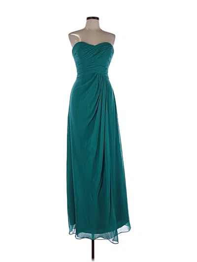Pre-owned Bill Levkoff Cocktail Dress In Blue