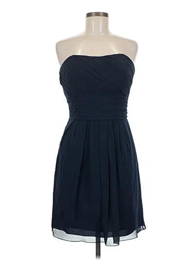 Pre-owned Bill Levkoff Cocktail Dress In Blue