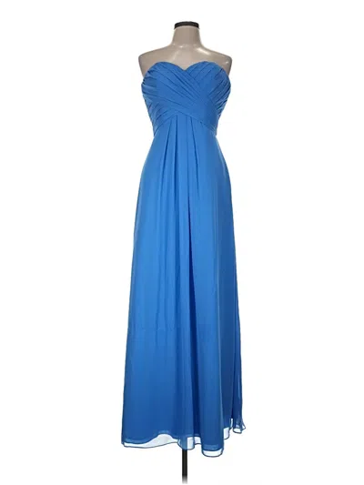 Pre-owned Bill Levkoff Cocktail Dress In Blue