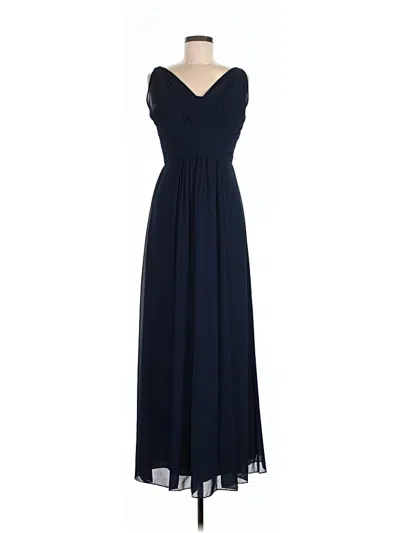 Pre-owned Bill Levkoff Cocktail Dress In Blue