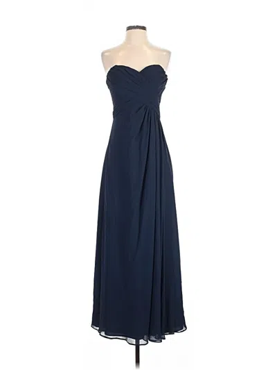 Pre-owned Bill Levkoff Cocktail Dress In Blue