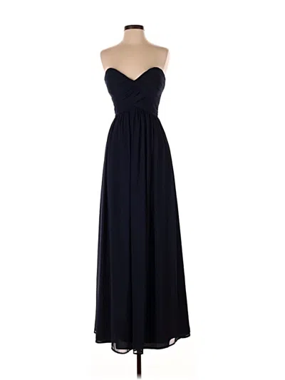 Pre-owned Bill Levkoff Cocktail Dress In Blue