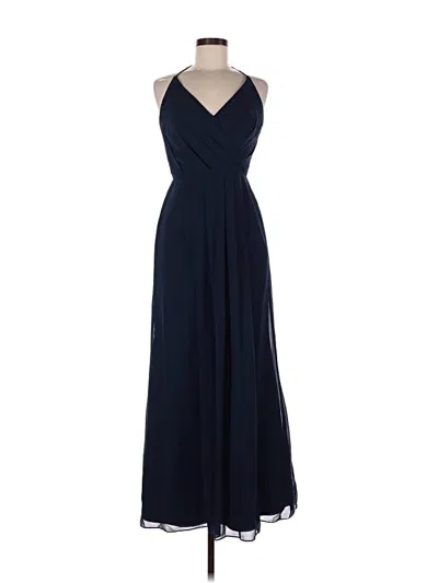 Pre-owned Bill Levkoff Cocktail Dress In Blue
