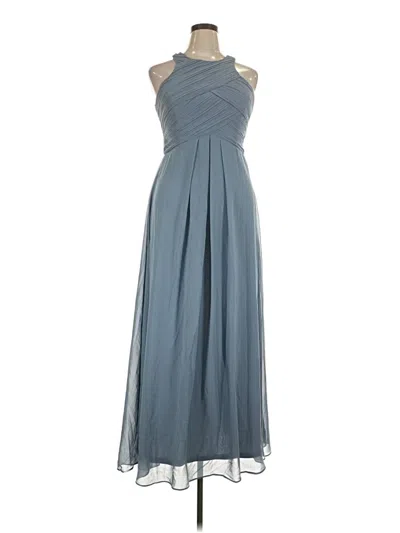 Pre-owned Bill Levkoff Cocktail Dress In Blue