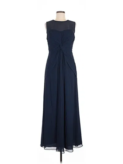 Pre-owned Bill Levkoff Cocktail Dress In Blue