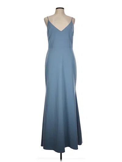 Pre-owned Bill Levkoff Cocktail Dress In Blue