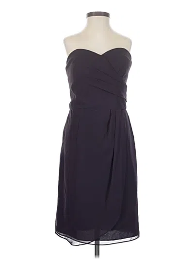 Pre-owned Bill Levkoff Cocktail Dress In Gray
