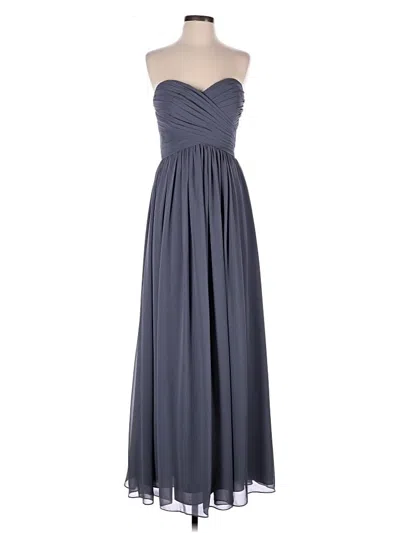 Pre-owned Bill Levkoff Cocktail Dress In Gray