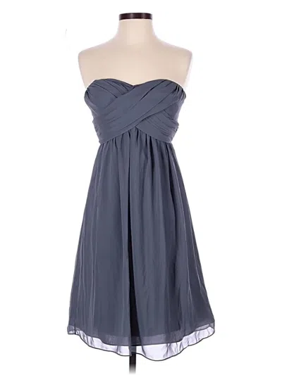 Pre-owned Bill Levkoff Cocktail Dress In Gray