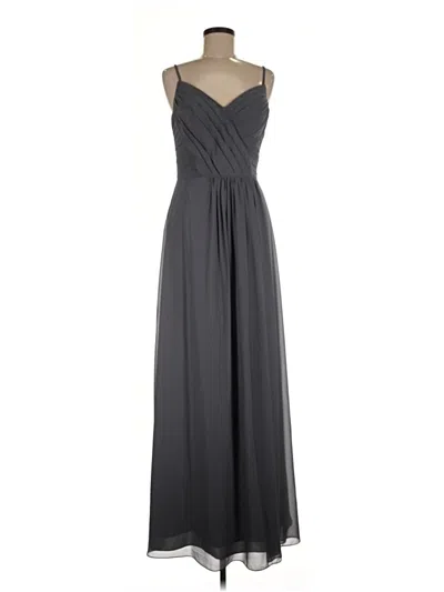 Pre-owned Bill Levkoff Cocktail Dress In Gray