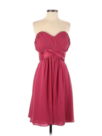 Pre-owned Bill Levkoff Cocktail Dress In Pink