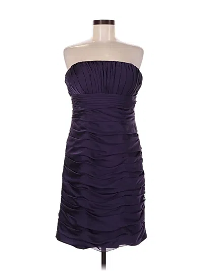 Pre-owned Bill Levkoff Cocktail Dress In Purple