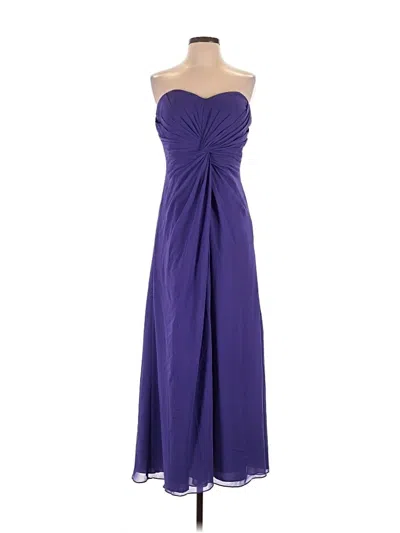 Pre-owned Bill Levkoff Cocktail Dress In Purple