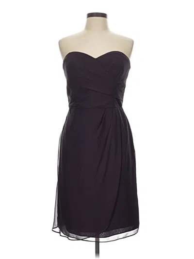 Pre-owned Bill Levkoff Cocktail Dress In Purple