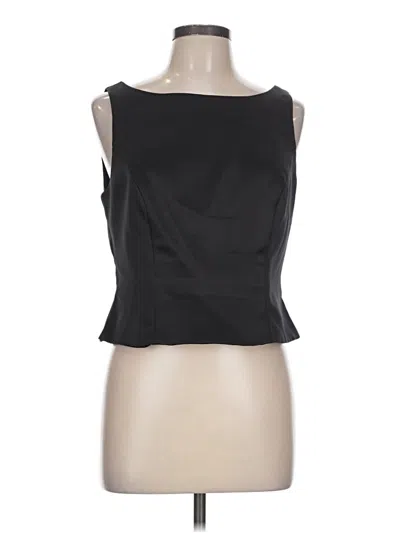 Pre-owned Bill Levkoff Sleeveless Blouse In Black