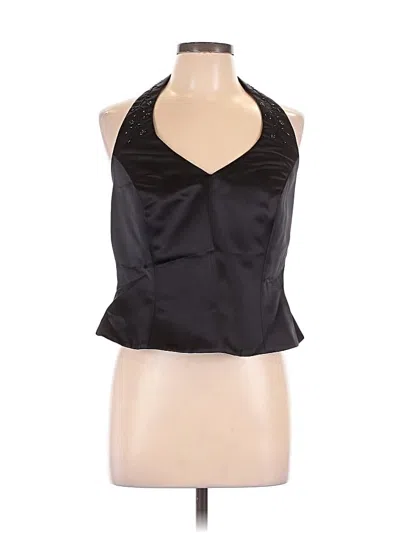Pre-owned Bill Levkoff Sleeveless Blouse In Black