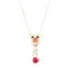 Bill Skinner Studio Apple & Mouse Blossom Pendant In Multi