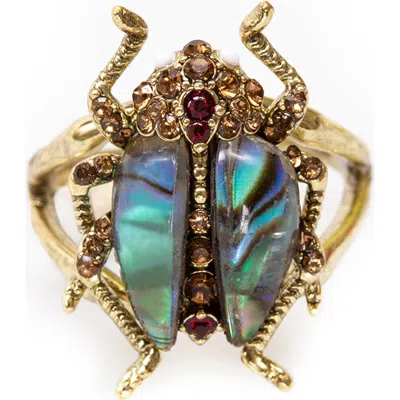 Bill Skinner Studio Bejewelled Beetle Ring