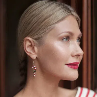 Bill Skinner Studio Candy Cane Drop Earrings