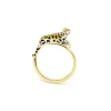 Bill Skinner Studio Clouded Leopard Open Ring In Gold
