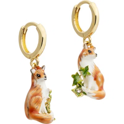 Bill Skinner Studio Fox & Ivy Huggie Earrings