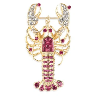 Bill Skinner Studio Lobster Brooch In Gold