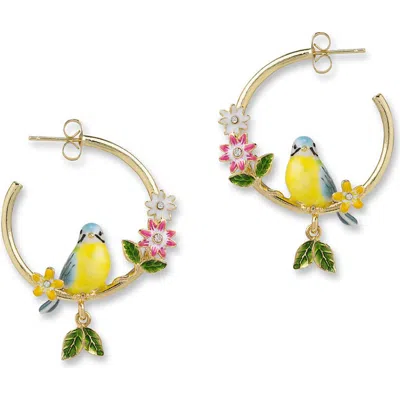 Bill Skinner Studio Songbird Serenade Hoops In Gold