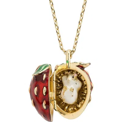 Bill Skinner Studio Strawberry & Mouse Locket