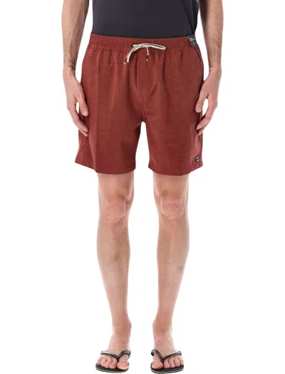 Billabong 16" Versatile Swim Trunks For Men In Fire Red