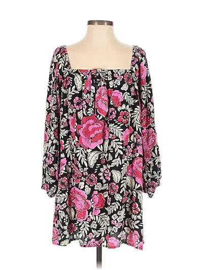 Pre-owned Billabong 3/4 Sleeve Blouse In Pink