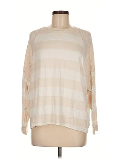 Pre-owned Billabong 3/4 Sleeve T-shirt In White